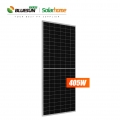 Bluesun MBB Tech 405w Half Cell Monofacial Glass 405watt Solar Panel Monocrystalline Solar Module