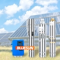 High Pressure AC/DC Solar Water Pumps 220V 2.2KW Solar DC Deep Well Pump 200 m With CE Certificated