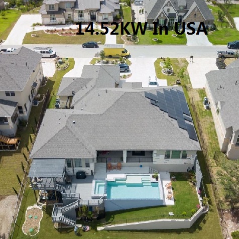 Bluesun 14.52KW Residential Solar System In USA