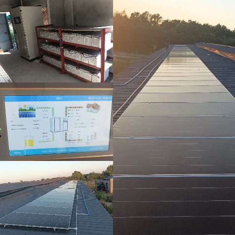 BLUESUN 50KW Solar System In Myanmar