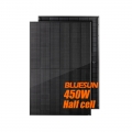 Bluesun Eu Stock Topcon All Black 450W Solar Panel For Home Commercial Use