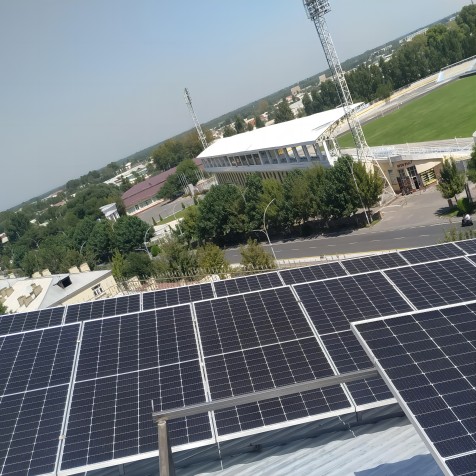 BLUESUN 100KW Solar System In Uzbekistan