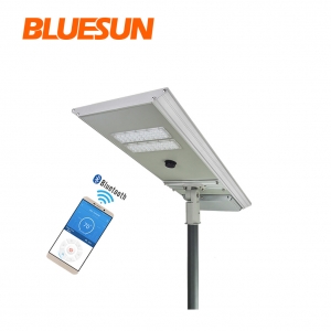 Bluesun led street light 80 watt 100w all in one solar street light