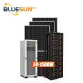 Bluesun 30KW 50KW 100KW 150KW Hybrid Solar Panel System Battery Energy Storage System With AS/NZS 4777.2 Standard