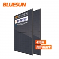 Bluesun Long Beach CA Stock Black Panel 415Watt Mono facial Half Cells 415W UL/CEC/FSCE Listed