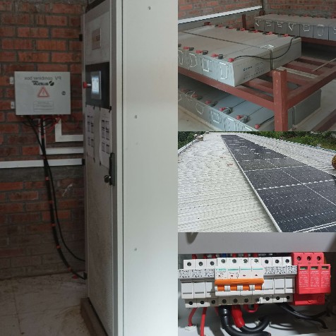 BLUESUN 30KW Solar System In Myanmar