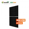 Bluesun HJT Solar Cell 470Watt Double Glass Solar Panel Solar 470W 475W Bifacial Half Cell HJT Solar Panel