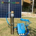 Bluesun New Arrivals AC DC Submersible Solar Water Pump 110V 2HP 3HP 5HP Solar Water Pump