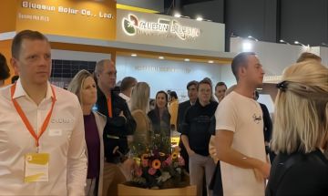 Bluesun Team at Solar Solutions Kortrijk 2023 in Belgium