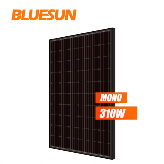 full black mono 300w 310watt 320wp 330w solar panel solar module mono 60 cells lightweight flexible solar panel  330w full black