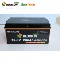 Bluesun Rechargeable Batteries Lithium-ion 12V 208Ah LifePO4 Lithium Solar Battery 208Ah DOD Battery