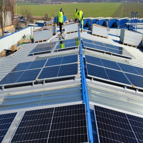 Bluesun 100kw on grid solar system in Slovakia