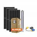 Bluesun solar submersible water pump system AC pump and controller solar pumping system for garden farm irrigation