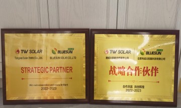 TW SOLAR & BLUESUN SOLAR 5GW STRAGETIC PARTNERSHIP AGREEMENT