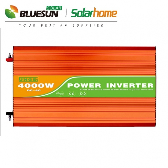 Off grid inverter 4000w 12v dc to 220v ac 4kw Pure Sine Wave Inverter-Bluesun