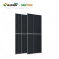 Bluesun 210mm solar cell 550watt double glass solar panel solar 550w bifacial half cell pv mono solar panel 210mm bipv panel solar