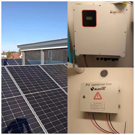 Bluesun 10kW Hybrid System in Czech Republic