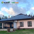 Bluesun 10kw 15kw 20kw 30kw lithium battery hybrid energy storage solar system for home