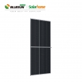 Bluesun 210mm solar cell 550watt double glass solar panel solar 550w bifacial half cell pv mono solar panel 210mm bipv panel solar