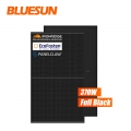 Bluesun USA UL Certification Black PV Panel 370Watt Monocrystalline Solar Panels Half Cell 370Wp PV Module