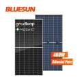 Bluesun UL Certificate Bifacial Solar Panel BSM460M-72HBD MBB Technology 460W Dual Glass Solar Panel In US Stock