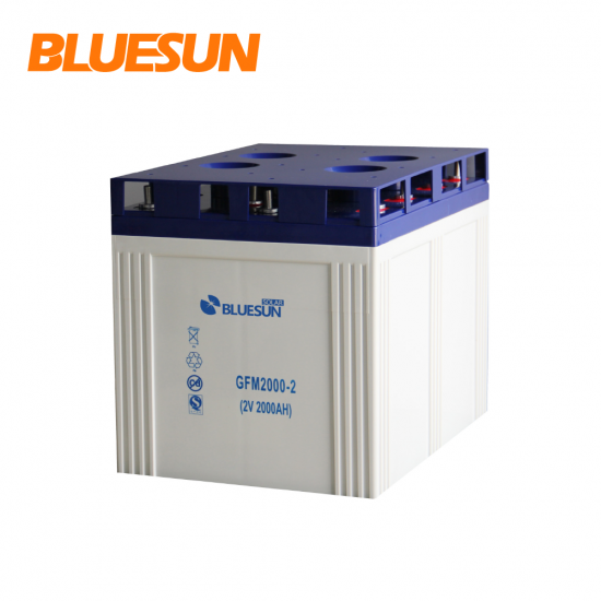 GEL 2V 2000AH Solar Battery aa Rechargeable for Solar Panel